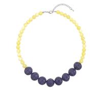 Collier d ' exposition d ' art, bijoux de déclaration en perles de, E