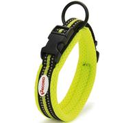 Record Clothing Co. Collier d'action Reco – pour chiens, bandes réfléchissantes et anti-irritantes