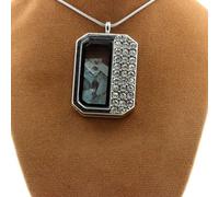 Collier d'aigue-marine brute