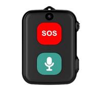 Collier d'alerte GPS SOS 5G avec caméra, détection de chute AI, pendentif d'appel d'urgence étanche, appel vocal pour personnes âgées, soins aux patients atteints de démence