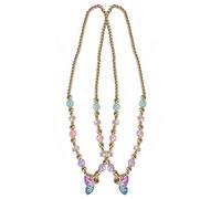 Collier d'amitié vœux de papillon BFF - Lot de 2 pièces