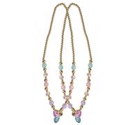 Collier d'amitié vœux de papillon bff ? lot de 2 pièces rose TU