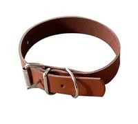 Collier d'animaux de Compagnie en Cuir de Vache de Luxe pour Petits et Moyens Chiens XS Brun Confortable Ajustement Durable Design élégant Accessoire