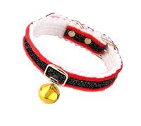 Collier d'animaux de Compagnie en Feutre de Noël avec Cloche décor de Noël Durable pour Chats et Chiens