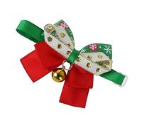 Collier d'animaux de Compagnie réglable avec Cloche et Bowknot Doux Durable pour Les Chats et Chiens festifs Motif de Flocon de Flocons de Vacances Conception de Poids léger Confortable