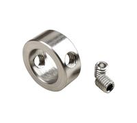 Collier d'arbre Bague d'arrêt de foret en acier inoxydable for collier d'arbre 3 mm, 4, 6, 8, 12 for le travail du bois, butée profondeur, 5 pièces(12MM)