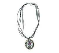 Collier - Day of the Dead - Femme - Taille unique - Blanc - Médaillon