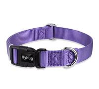 Collier de Base Solide Classique Classique Robuste pour Chiens de, Chiens, Ajustement de Conception Unique, glissière Triglide (Petit Modèle S, Ultra Violet)