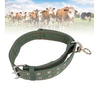 Collier de bétail nsxayiwe, Collier de Vache épaissie en Nylon avec Boucle en métal réglable et chaîne de Traction pour Moutons de Chien de Cheval (Taille Moyenne)