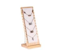 collier de bijoux, Présentoir à bijoux en bois amovible for colliers(White)