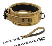 Collier de bondage un collier et laisse fétichiste de soumission, Poids 0.280 Kg