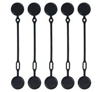 Collier de câble magnétique : sangle de câblage pour une organisation équitable | Organisateur de câbles d'ordinateur de 5 pièces, silicone multifonction | Accessoire pratique pour ranger les câbles