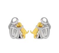 Collier De Câlins De Fille Et Chien/Boucles D'oreilles Zincs En Alliage Pendentif Amitié Bijoux Pour Les Accessoires Adolescents À Usols Quotidiens