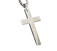 Collier de chaîne biblique pour homme, collier de chaîne religieuse - Collier chrétien bijoux de mode | Collier religieux pendentif verset biblique, collier de croyance en acier inoxydable pour homme