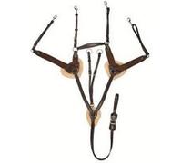 HKM Sports Equipment Tapis avant Poney 4154 S avec martingale, fourrure d'agneau marron