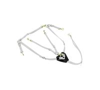 Collier de chasse en biothane avec martingale pour cheval Lakota Blanc TU