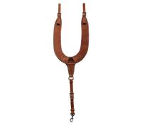 Collier de chasse pour cheval à forte tirage AmaHorse Marron TU