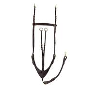 Collier de chasse pour cheval avec élastique Kavalkade Robin Marron Full