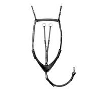 Collier de chasse pour cheval avec élastique Kavalkade Robin Noir Cob