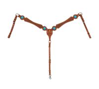 Collier de chasse pour cheval avec pierres Pool's Marron TU