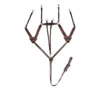 HKM Sports Equipment Tapis avant Poney 4154 S avec martingale, fourrure d'agneau marron
