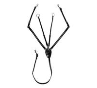Collier de chasse pour cheval HKM Dana Noir Pur-sang