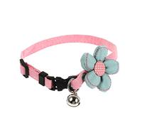 Collier de Chat 1pc avec Conception de Fleurs Mignonnes Cloche