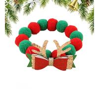 Collier de chat de Noël - Collier de chat de vacances festif, collier de chaton réglable | Collier de sécurité pour chat avec clochette, collier pour chat en nylon doux et confortable, collier de vaca