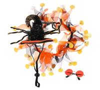 Collier de Chat Halloween avec Lunettes et Costume de Chapeau pour Chiens et Chats Accessoires pour Animaux de Compagnie pour la célébration d'halloween