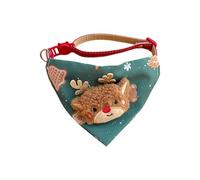 Collier De Chat pour Noël - Tenue De Déguisement Ajustable pour Animaux De Compagnie | Bandana-Collier De Fêtes pour Chat Et - pour Les Rassemblements Familiaux Les Séances Photo Les Fêtes Et Les