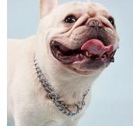 Collier de chien à double chaîne en acier inoxydable, collier ras-du-cou pour grandes races de chiens - Doberman, Cane Corso, Rottweiler XL : 2,5 mm x 55 cm.,5XL : 3,0 mm x 70 cm,3XL : 3,0 mm x 60 cm,