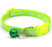 Collier de chien arête de poisson 1x19-32cm vert