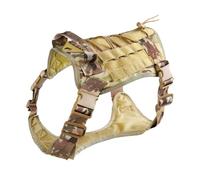 Collier de Chien, Collier Réglable en Nylon Rembourré avec Poignée de Commande et Boucle en Métal pour Chiens de Taille Moyenne, Chasse, Entraînement, Loisirs, Plein Air(#K,L(23-33KG))