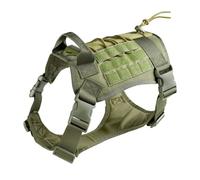 Collier de Chien, Collier Réglable en Nylon Rembourré avec Poignée de Commande et Boucle en Métal pour Chiens de Taille Moyenne, Chasse, Entraînement, Loisirs, Plein Air(#M,L(23-33KG))
