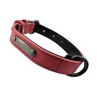 Collier de Chien en Cuir Adjustable Collier réglable pour Animal Convient aux Petits, Moyens et Grands Chiens, Durable & Robuste (Rouge-Nouveau, XS: 1,5 cm de Large pour 26 cm - 35 cm de Cou)