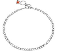 Collier de chien Hs Sprenger argenté 2 mm connexions tordues 50 cm