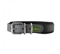 Collier de chien hunter confort noir (33-41 cm)