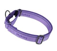 Collier de Chien Martingale réfléchissant avec Joli Nylon tissé Jacquard pour la Marche et l'entraînement Quotidiens des Chiens (Petit Modèle S, Ultra Violet)