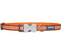 Collier de chien Red Dingo Os réfléchissant 20-32 cm Orange