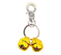 Collier de cloche pour animaux de compagnie - Brass Bell with fermp attachement, accessoire de pendentif pour animal de compagnie de 1,77 pouces de 1,77 pouces de portefeuille de chiens détachables Ca