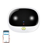 Collier de clôture rechargeable sans fil pour chien, localisateur étanche, suivi en temps réel avec lumière LED intelligente et alarme de batterie faible pour chiens de petite et moyenne taille