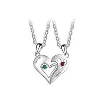 Collier de coeur Collier Collier BFF Best Friends Forever Friendship Bijoux fait en Chine