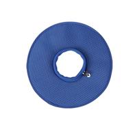 Collier de cône de Chien | Collier élisabéthain en Filet Respirant pour Les Grands Chiens | Aide à éviter Le léchage/Mordre/gratter | Col de récupération réglable Bleu foncé (REXVTNSIYcv-11)