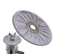 Collier de convalescence confortable pour chaton, pour éviter le léchage des plaies, collier de récupération réglable pour chat, cône léger pour éviter de lécher et de gratter