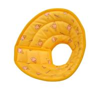 Collier de convalescence réglable pour chat et chien - Collier de convalescence anti-morsure - Accessoire médical pour animaux domestiques (orange jaune, S)