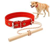 Collier de Correction pour Chien | Limiteur De Vitesse Aide À La Correction Du Comportement Avec Barre Et Corde - Collier De Soins Pour Chien,Pour Parc Promenade Jardin Cour Rue Maison Extérieur Intér