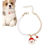 Collier de cou de chat, collier de perles pour animaux de compagnie,Collier pour animaux de compagnie en perles réglable - Accessoire de décoration brillant et charmant pour la vie quotidienne, les fê
