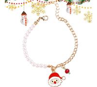 Collier de cou de chat, collier de perles pour animaux de compagnie,Décor de collier de collier de chaton pour animaux de compagnie | Accessoire de décoration brillant et charmant pour la vie quotidie