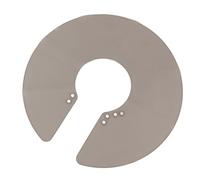 Collier de Coupe de Cheveux en Silicone, Confort amélioré, Coussinet de Cou pour Salon de Coiffure avec Fixation Magnétique, Portable, Facile à Nettoyer (GREY)