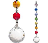 Collier de cristal de chakra Oneness Feng-Shui -- 20 cm